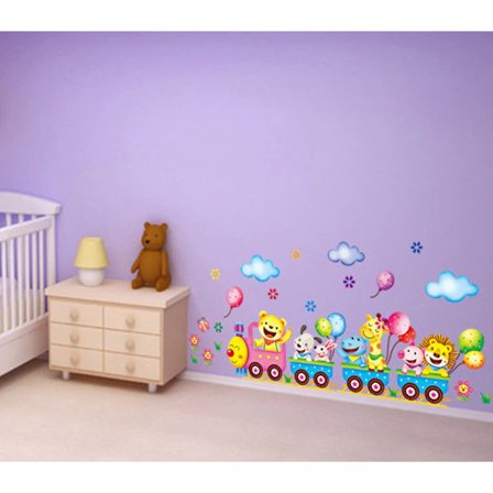 Väggdekor Wall stickers Wallie Tåg