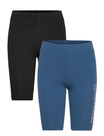 Hmlte Maja 2-Pack Mw C Tight Shorts Shorts Cycling Shorts Sort Hummel