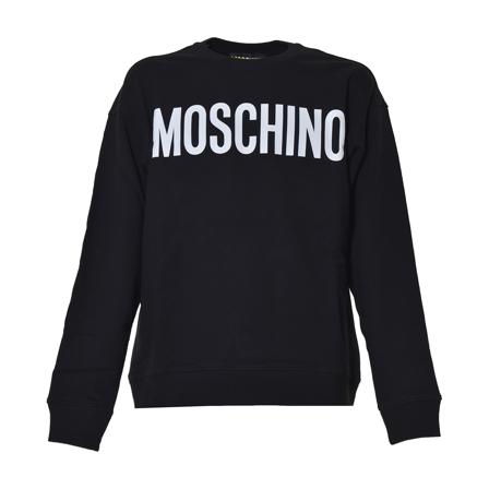 Moschino, Sweatshirts Czarny, Mężczyzna, Rozmiar: S