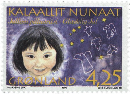 Grønland - Jule-frimærke 1996 - AFA 300