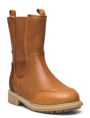 Sonni Long Chelsea Tex Vinterstøvler Pull On Brun Wheat