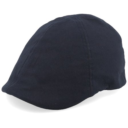 Upfront - Blau flatcap Cap - Astan Stretch Sixpence Navy Flat Cap @ Hatstore