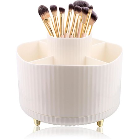 Roterende Makeup Organizer, 360° Drejelig Blyantsholder Makeup Børste