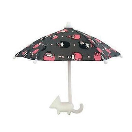 Mobiltelefonholder med solskærm, sød mobiltelefonholder, kreativ bordtelefonholder, mobiltelefonholder paraply, hue