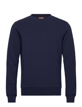 Mos Mosh Gallery Mmgabel Crew Neck Sweat - Blue - XL