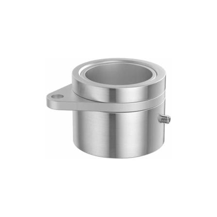 Flaggstångsklämma, aluminiumlegeringring, 360 graders trasselfri rotation flaggvridbar flaggmonteringsring med karbinhake, (silver)