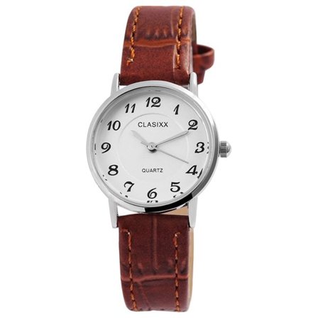 Clasixx damklocka med armband i konstläder