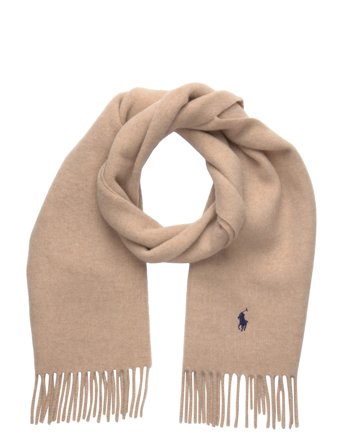 Polo Ralph Lauren | Fringe-Trim Wool Scarf | ONE SIZE
