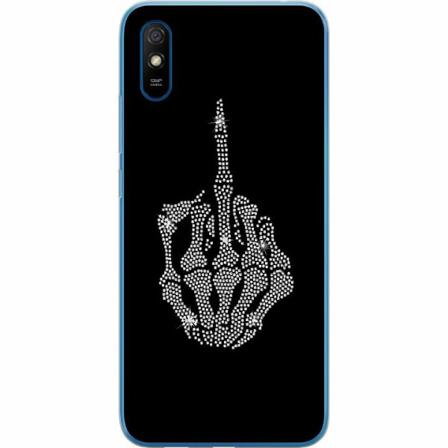 Xiaomi Redmi 9at Genomskinligt Skal Fuck You Bling