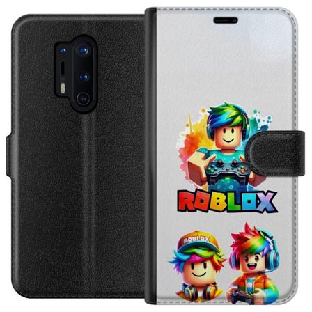 Kompatibelt Plånboksfodral till OnePlus OnePlus 8 Pro Roblox Regnbågsspelare Design