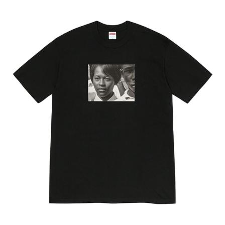 Supreme, T-Shirts Zwart, Heren, Maat:XL