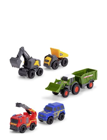 Dickie Toys Dickie Toys Mini Leksaksbilar 5-Pack, 8 Cm - Multi/patterned - ONE SIZE