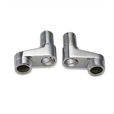 2-pack badkarsblandare adapter, justerbar svängarm, 25 mm, 20 mm, duschblandare, badrumsblandare, massiv mässing, starlight-C11