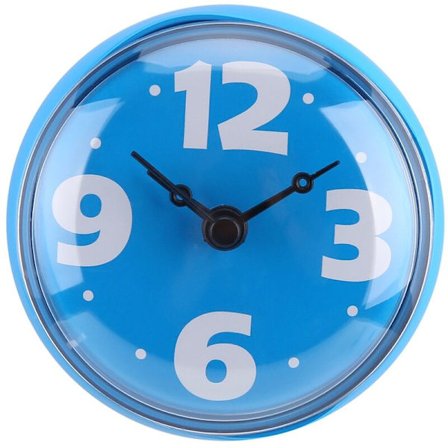 Vattentät sugkopp för väggfönster spegel badkar duschklocka badrumstillbehör blå