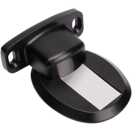 Magnetisk dørstopper uden boring, rustfrit stål