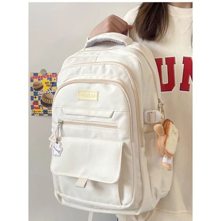 Skolesekk Ryggsekk for Jenter Stor Kapasitet Laptop Ryggsekk Lett Skoleveske Reise_TF_TF