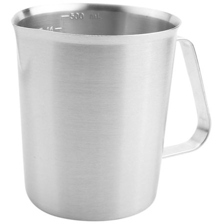 Rustfrit Stål Målebæger Krus Blanding Harpiks Værktøjer Præcision Gradueret Køkkenkande Hældetud Bak