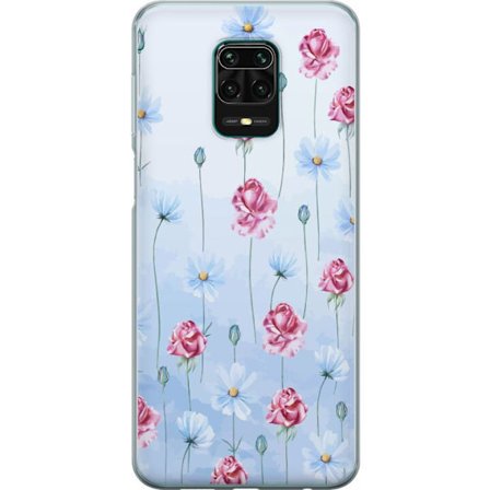 Kompatibel Mobilcover til Xiaomi Redmi Note 9 Pro Petal Reverie Sky Blue