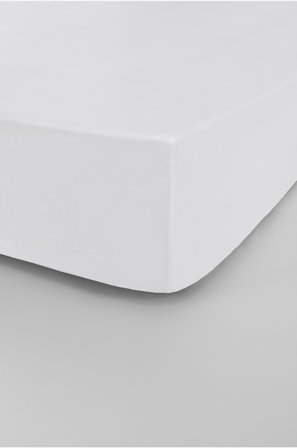 Jotex - Percale Dra-på-laken, Høy Madrass - Økologisk Hvit - ZACK - Kjøp Dra-på-laken hos Jotex