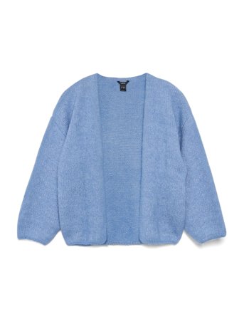 Strikket Cardigan Blue Lindex
