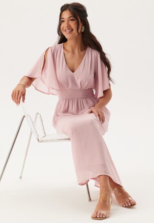 Bubbleroom Occasion Butterfly Sleeve Midi Dress Klær