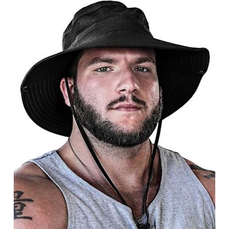 Bredbremmet solhatt for menn og kvinner - Solhatter for menn med UV-beskyttelse