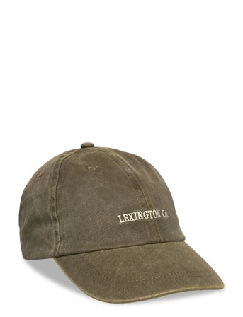 Lexington Clothing Teens Casual Faded Cap - Khaki green - ONE SIZE