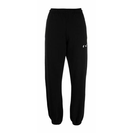 Off White, pants Zwart, Dames, Maat:L,polyester