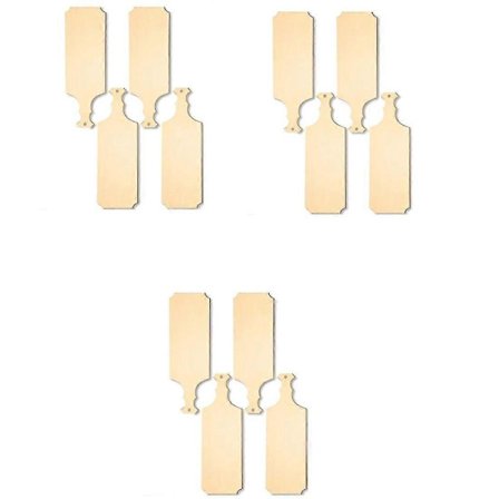 12 st Tomma Mini Träskärbrädor Med Handtag Liten Skärbräda Gör-det-själv Hem Kök Matlagning Grönsaker