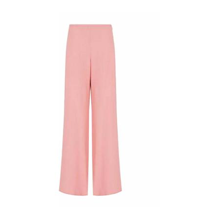 Emporio Armani, Wide Trousers Roze, Dames, Maat:L