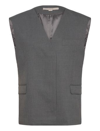 Boxy Waistcoat Liivi Grey REMAIN Birger Christensen