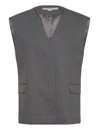 Boxy Waistcoat Grey REMAIN Birger Christensen