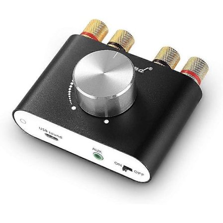 2025 Nyeste Nobsound Mini Bluetooth 5.0 Effektforsterker, Stereo Hi-Fi Digital