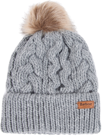 Barbour Penshaw Cable Beanie Grey