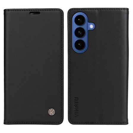 YIKATU Mobilskal till Samsung Galaxy S26/S26 Pro KonstLäder - Svart