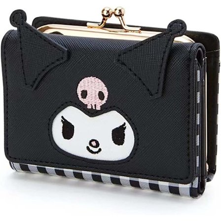 Söt Modetecknad Karaktär Liten Plånbok Kort Damplånbok Läder Tri-fold Plånbok