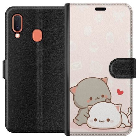 Kompatibelt Plånboksfodral till Samsung Samsung Galaxy A20e Kawaii
