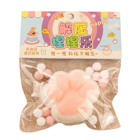 Hamsteri/Kissan tassu/Kissan puristuslelut stressistä helpottamiseen Kevyet antistressilelut Lahjat aikuisille ja lapsille