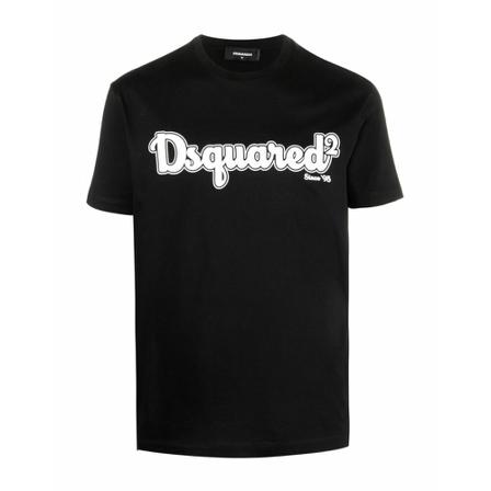 Dsquared2 - T-shirts - Svart - Herr - Storlek: M, Herr, Storlek: M