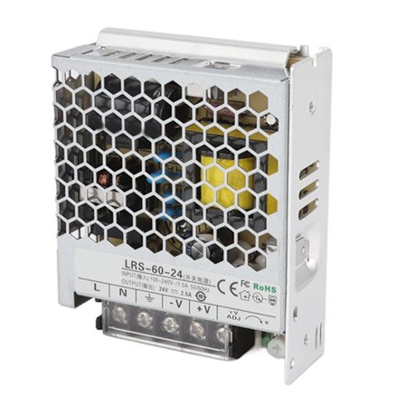 24V 60W Switching Strømforsyning Transformer til LED Lys 100-240V LRS 2.5A