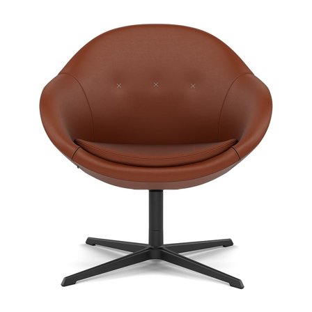 Varier Furniture Kokon Club - Brown Leather - Black base