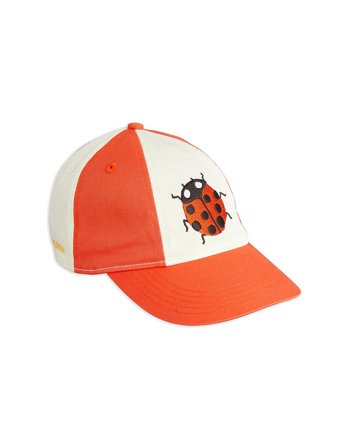 Ladybugs Emb Soft Cap Red Mini Rodini