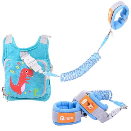 Toddler Sele Snor Anti Lost Wrist Link GRØN