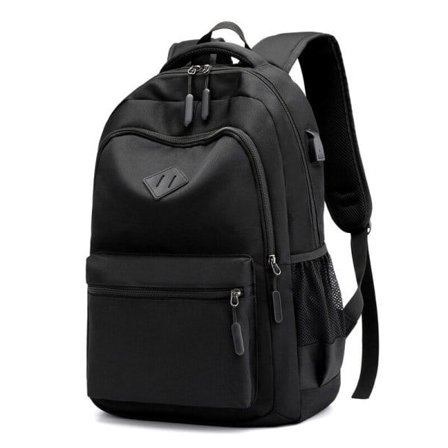 Black Waterproof Backpack for School - Boys, Girls, Kids