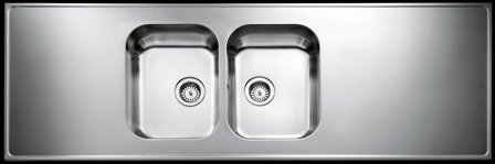 Intra Atlantic AH18H-KV Diskbänk 1800 mm 1800x600 mm, Kök