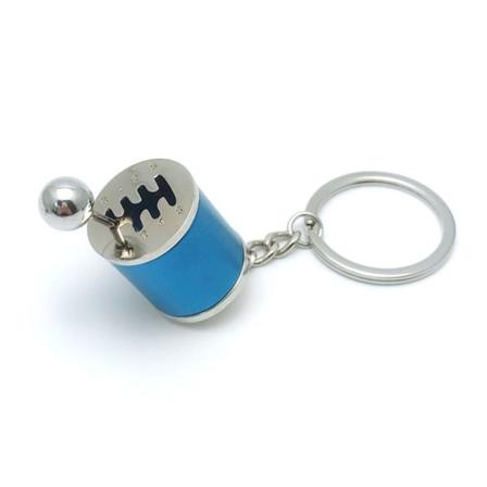 2 kpl Gear Stick Nuppi Avaimenperä Auton avainnippu SININEN blue