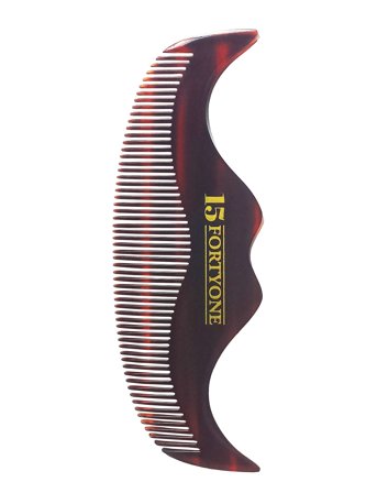 1541 of London Handlebar Moustache Comb - Brown - ONE SIZE