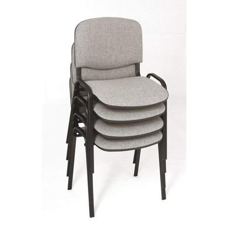 Stol Barcelona, sitthöjd 47 cm, Grå 4/fp - Lyreco - Kontorsmöbler och inredning - Stolar och sittmöbler - Konferensstolar