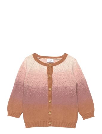 Charlie - Cardigan Strikket Trøje Cardigan Multi/mønstret Hust & Claire