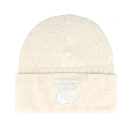 Mitchell & Ness - NHL Beige cuff Beanie - New York Rangers Fashion Basic Knit Cream Cuff @ Hatstore